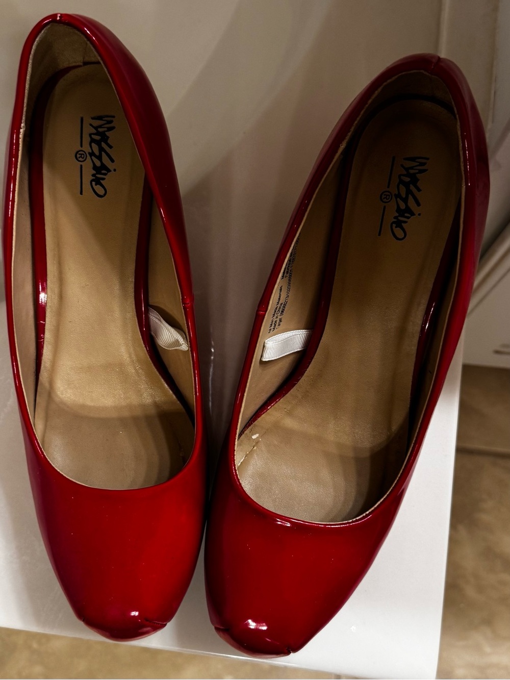 Mossimo Supply Co. Red Patent Pumps